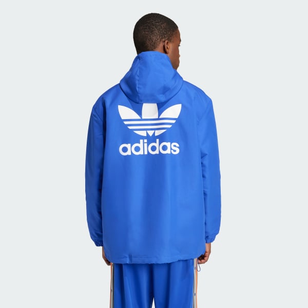 Bleu Coupe-vent Trèfle adidas Originals