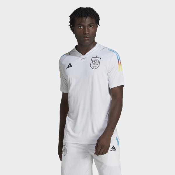 Wit Spanje Tiro 23 Game Day Pre-Match Voetbalshirt BWY30