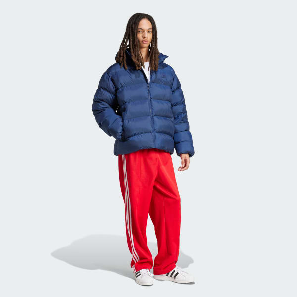 Μπλε Tonal Hooded Puffer Jacket