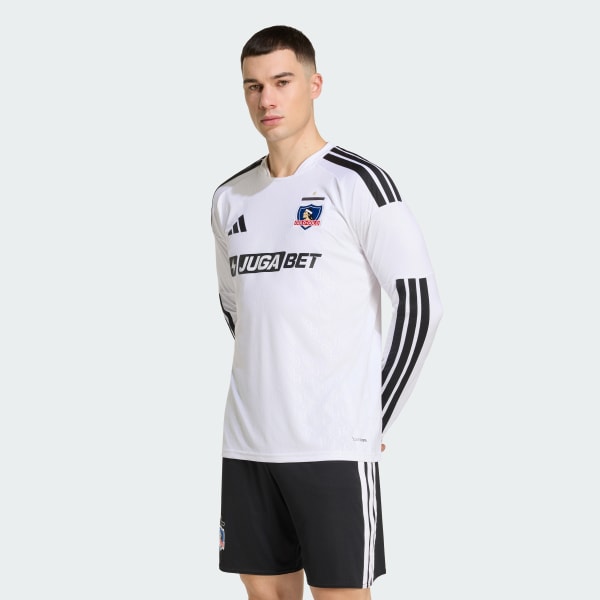 Blanco Camiseta Local Colo-Colo Manga Larga