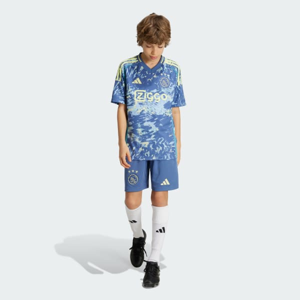 modrá Šortky Ajax Amsterdam 24/25 Away Kids