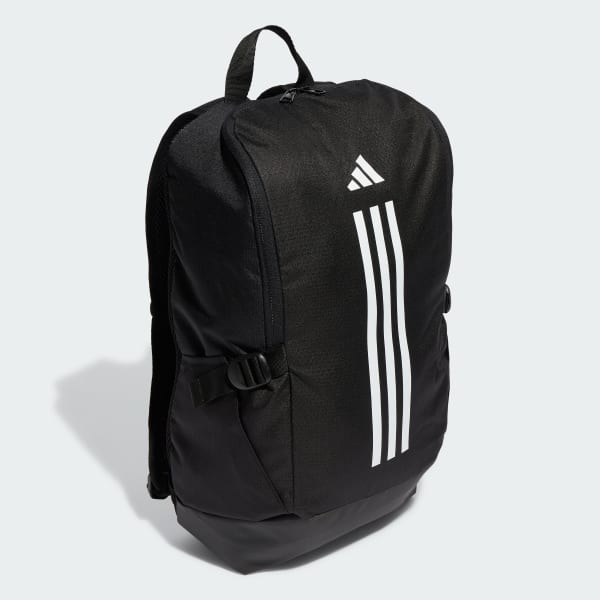 Black Essentials 3-Stripes Backpack