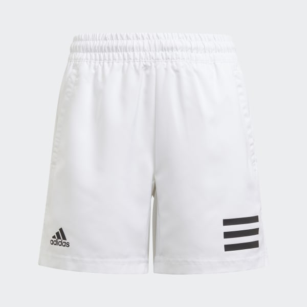White Club Tennis 3-Stripes Shorts JLO64