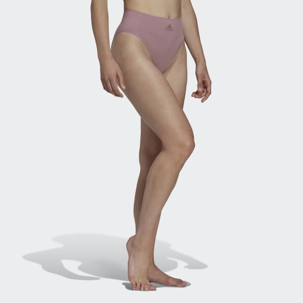 Fioletowy Active Seamless Micro-Stretch Hi-Leg Underwear HPO50