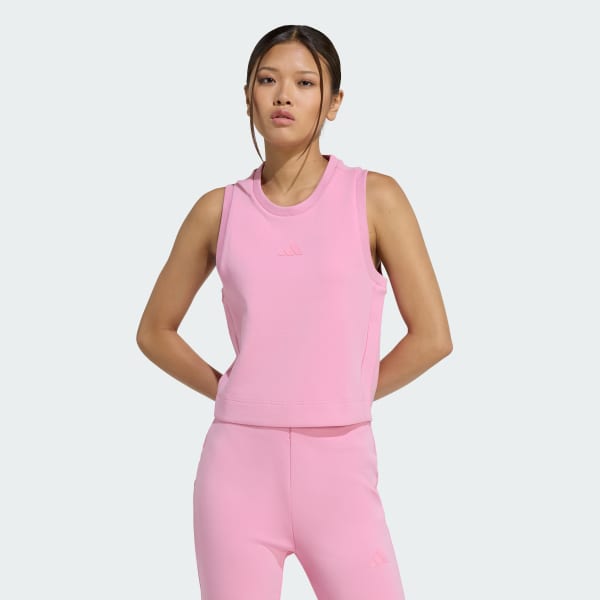 adidas Soft Lux Tank - Blue | Free Shipping with adiClub | adidas US