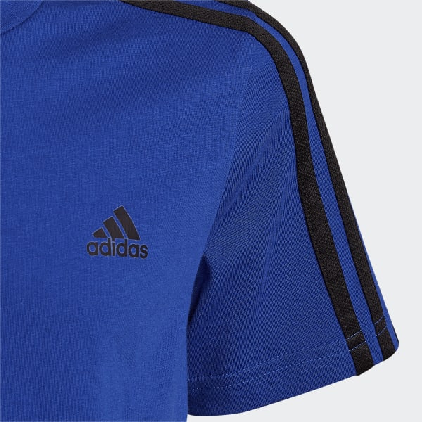 Blau adidas Essentials 3-Streifen T-Shirt 29253