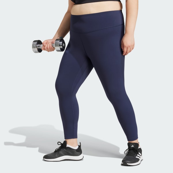 Navy blue yoga pants plus size store