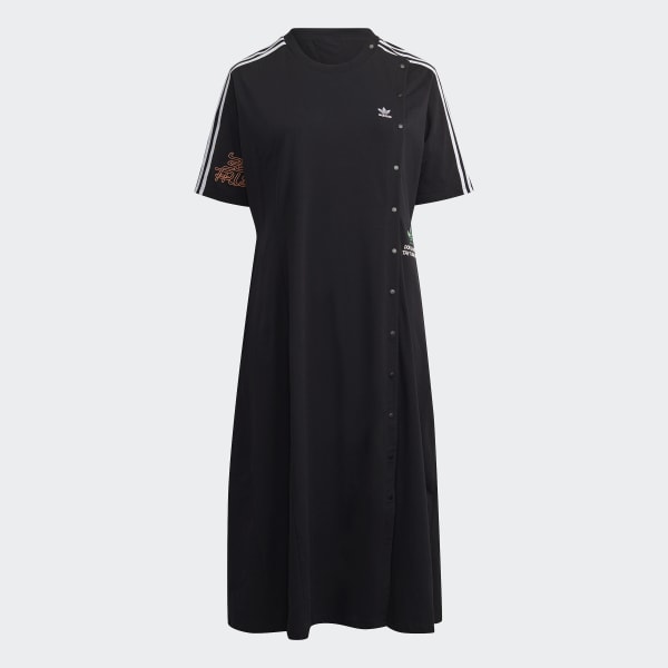 Preto Vestido (Plus Size)