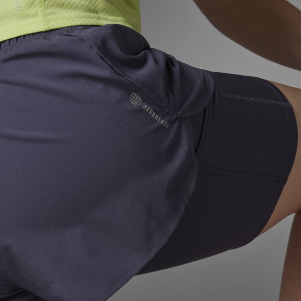 Blue Run Icons Two-in-One Running Shorts LA550