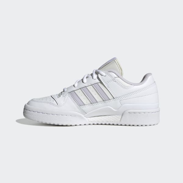 White Forum Low Classic Shoes