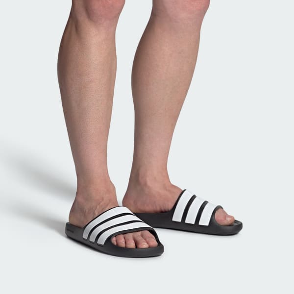 Black Adilette Flow Slides