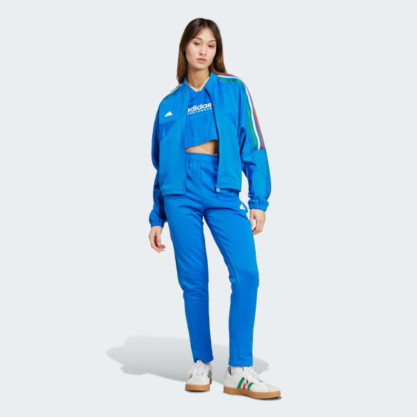 Azul Pants Deportivos Tiro Cut 3 Franjas