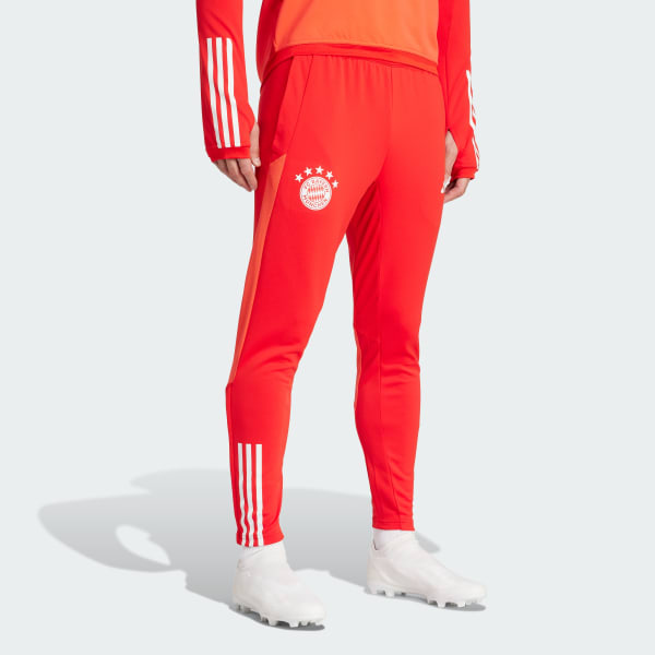 Rojo Pantalón entrenamiento FC Bayern Tiro 23