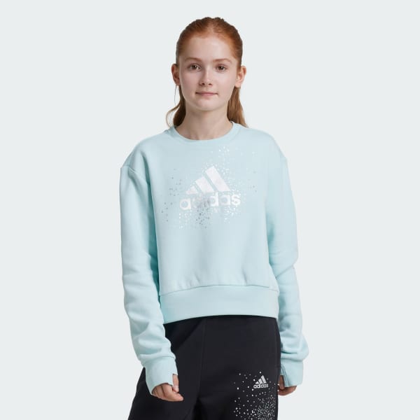 Turquesa Sweatshirt Glam – Criança