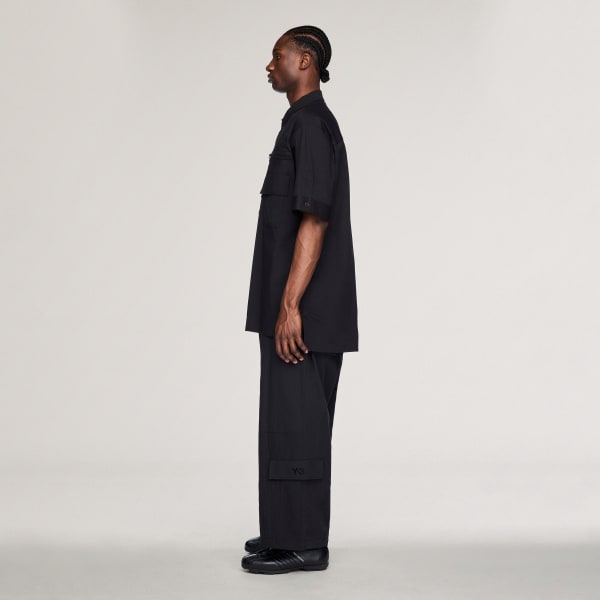 Black Y-3 UT SHORT SLEEVE SHIRT