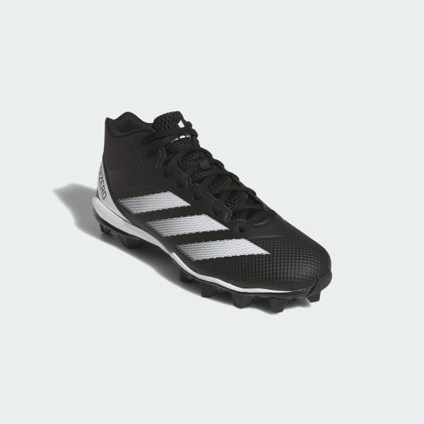 Black Adizero Impact.2 Molded American Football Cleats