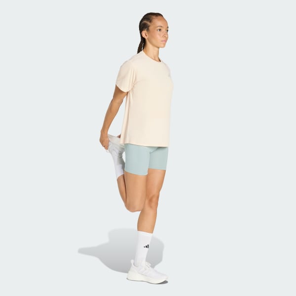 Beige Playera de Running adi365 Essentials