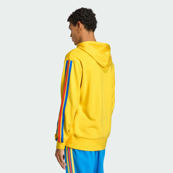 Amarillo Buzo con capucha con ADN de Colombia