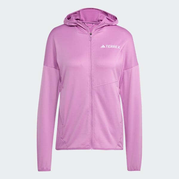 adidas Terrex Xperior Climawarm Light Fleece Hooded Jacket