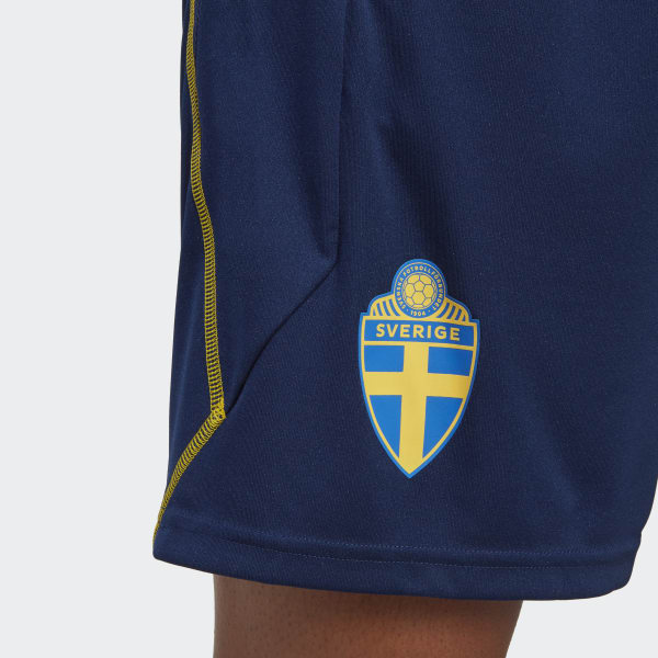 Niebieski Sweden Tiro 23 Training Shorts BW658