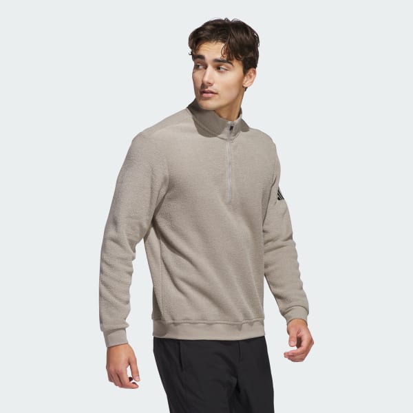 Beige Sudadera Ultimate365 Terry Cloth Quarter-Zip