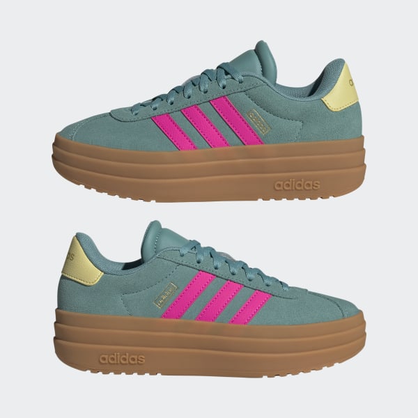 adidas VL Court Bold Shoes Kids - Turquoise | Free Shipping with