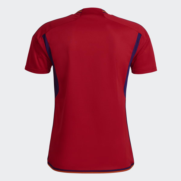 Rojo Camiseta Uniforme de Local España 22 HL1970