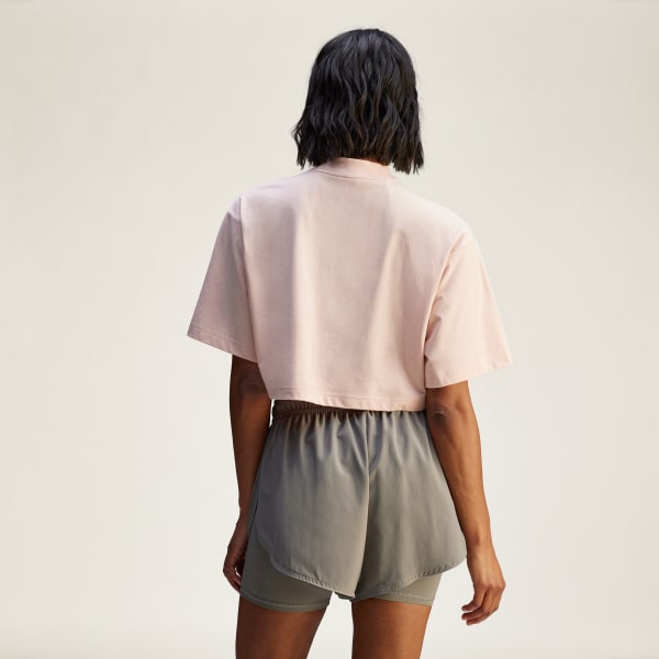 Adidas adidas by Stella McCartney Crop Tee WORLDWIDE DELIVERY