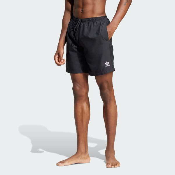 Black Adicolor 8-Inch Swim Shorts