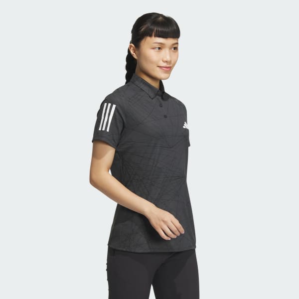 Grey 에어로레디 그래픽 쇼트 슬리브 폴로 셔츠