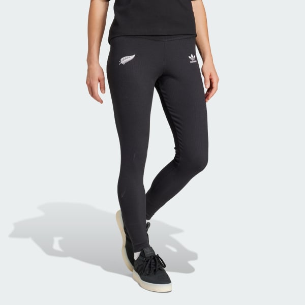Czerń Legginsy Black Ferns Essentials High-Waist