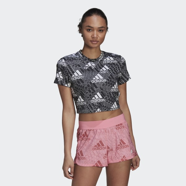 Wit AEROREADY Made for Training Logo Print Crop T-shirt I9962