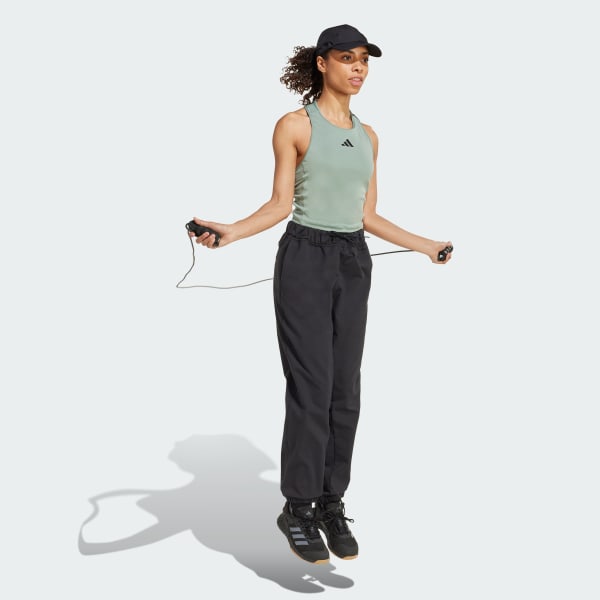 Hijau Tank Top Bra Power 3-Stripes Racerback