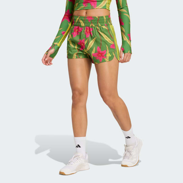 ADIDAS x FARM RIO PACER SHORTS - Green | Free Shipping with adiClub