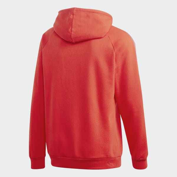 adidas trefoil stripe hoodie