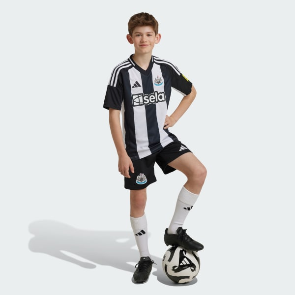Schwarz Newcastle United FC 24/25 Kids Heimshorts
