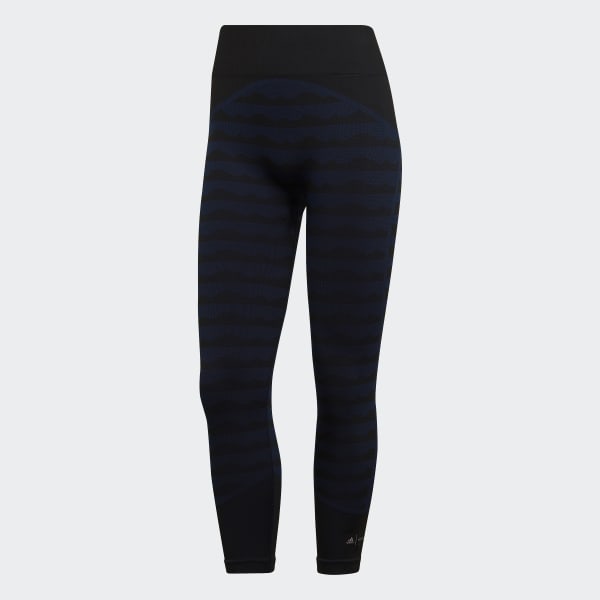 Adidas Marimekko Aeroknit 7/8 Leggings - Blue, HH7307