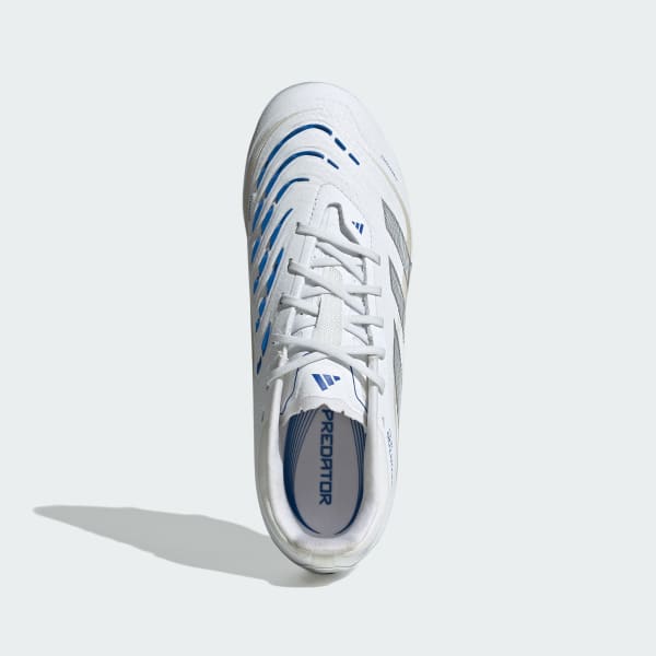 Vit Predator Elite Firm Ground Fotbollsskor