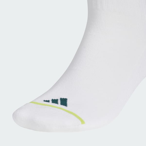 White Graphic Crew Socks