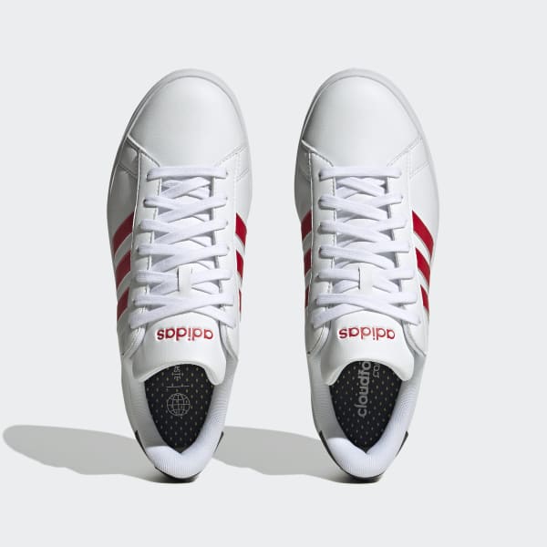 wit Grand Court Cloudfoam Comfort Schoenen