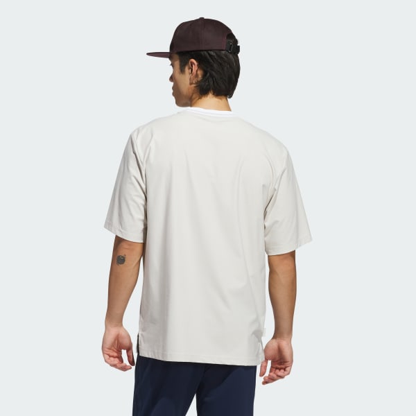 Μπεζ Beyond Mock Polo Shirt