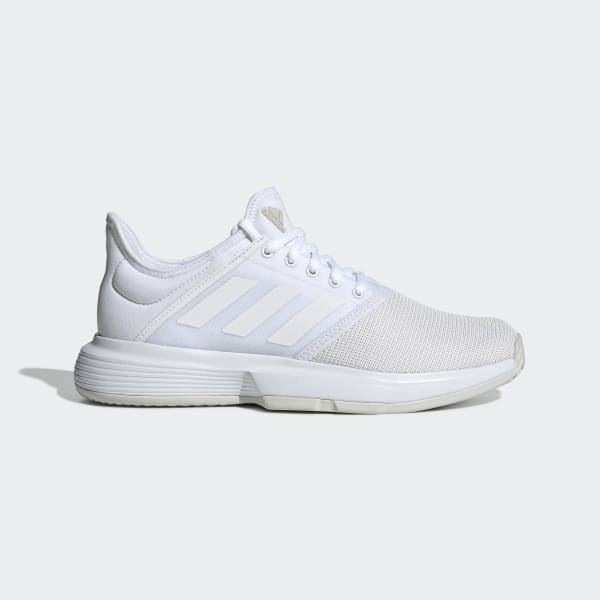 adidas GameCourt Wide Shoes - White 