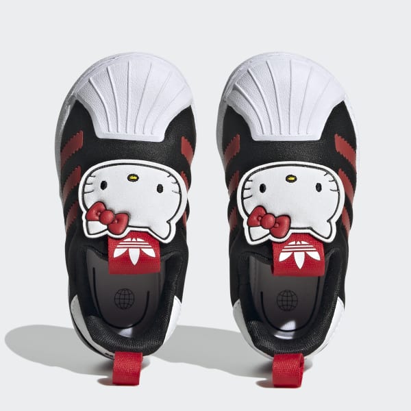 Schwarz Superstar 360 Schuh