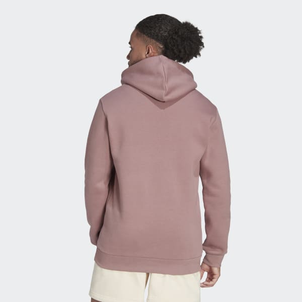 fialová Adicolor Essentials Trefoil Hoodie JKZ47