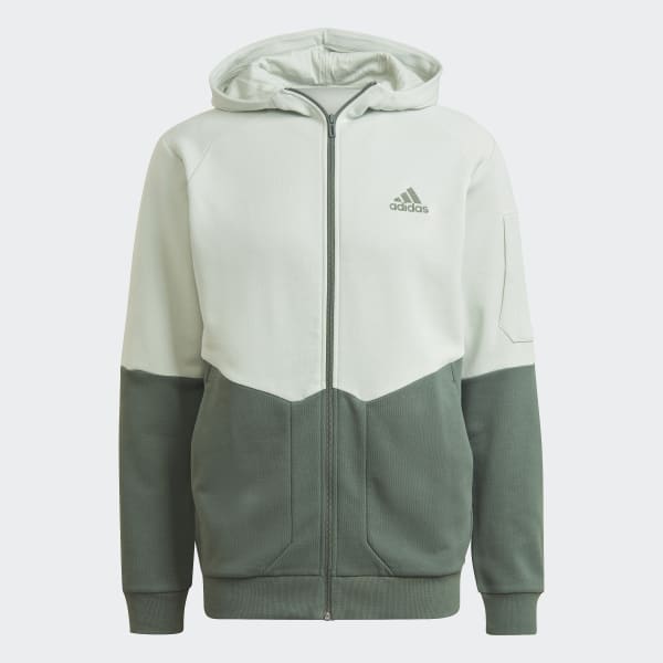 Groen Essentials4Gameday Ritshoodie VM089