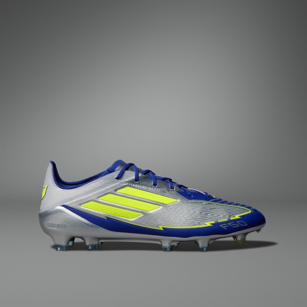 Silver F50 Elite Messi Firm Ground Boots