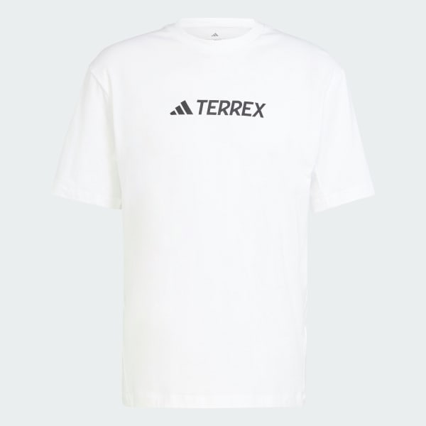 White Terrex Classic Logo Tee
