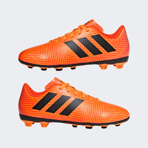 Orange adidas nemeziz discount