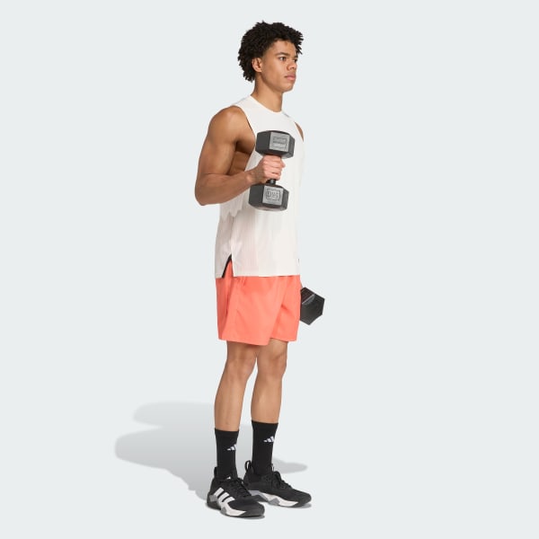 Orange Train Essentials Woven Training Shorts