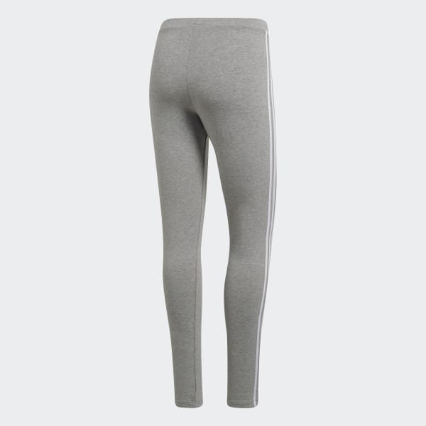 adidas originals 3 stripe leggings grey